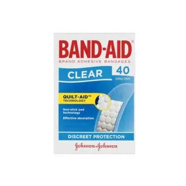 J&J Bandaid Clear Strip - Box (40) Johnson & Johnson