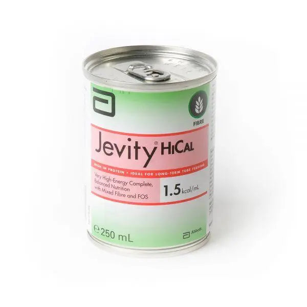 Jevity HiCal Unflavoured 250ml Cans - Carton (24) Abbott