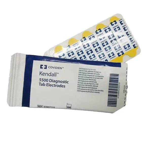 Kendall 5500 Diagnostic Tab Electrodes - Pack (100) Covidien