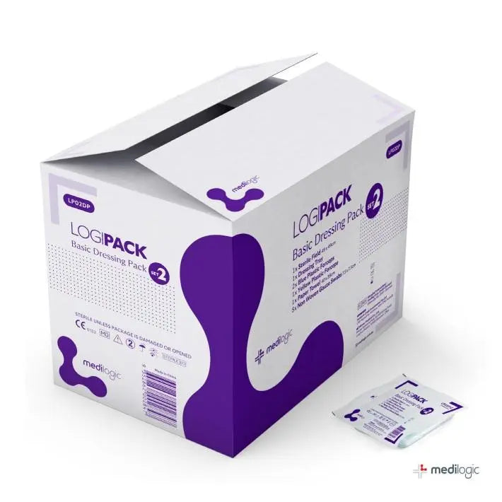 LOGIPACK Basic Dressing Pack Set 2 - Carton (160) MEDILOGIC