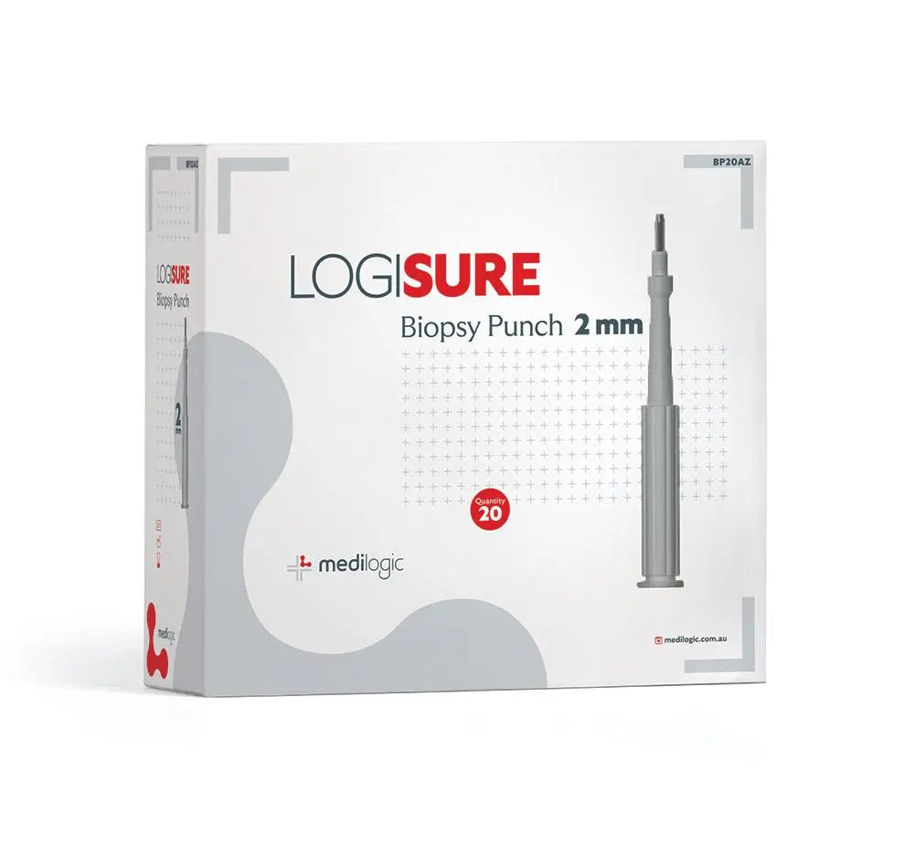 LOGISURE Biopsy Punch 2mm - Box (20) Medilogic