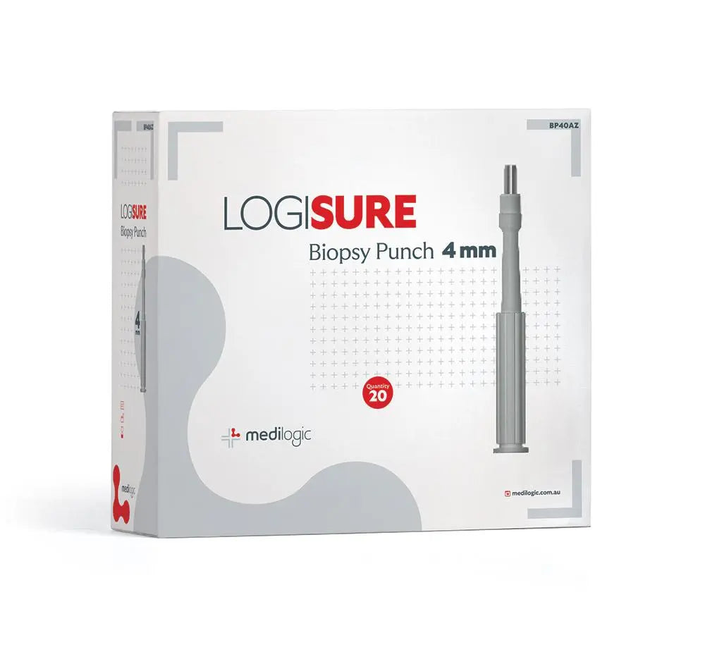 LOGISURE Biopsy Punch 4mm - Box (20) Medilogic