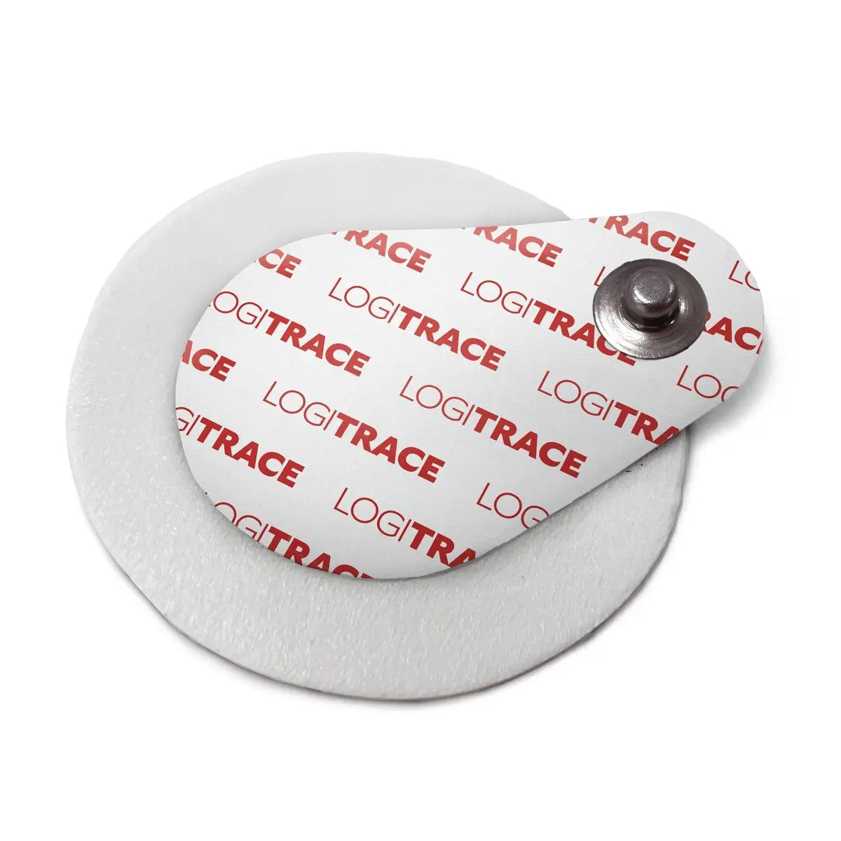 LOGITRACE Offset Stud Wet Gel ECG Electrode - Pack (50) Medilogic