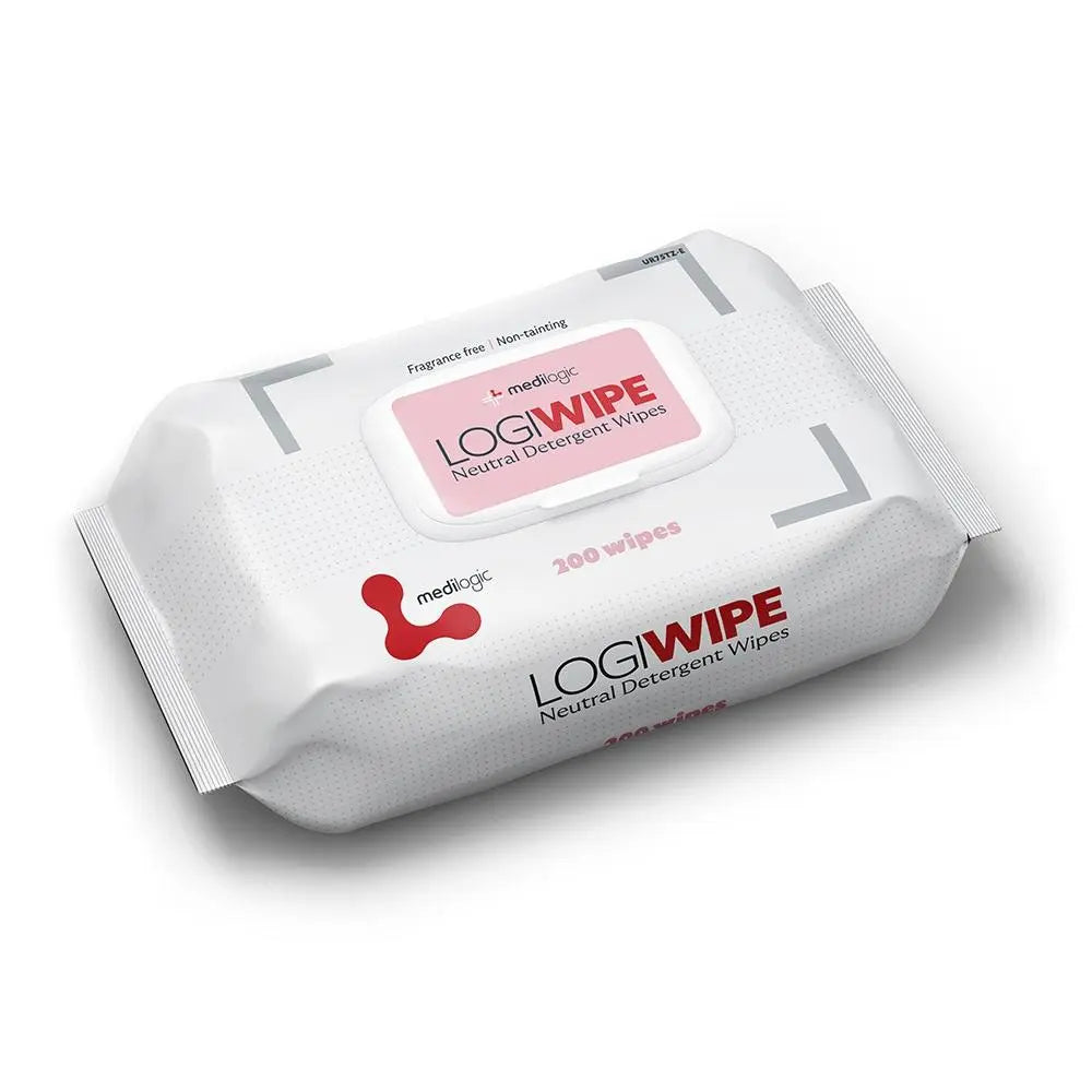 LOGIWIPE Neutral Detergent Wipes - Pack (200) Medilogic