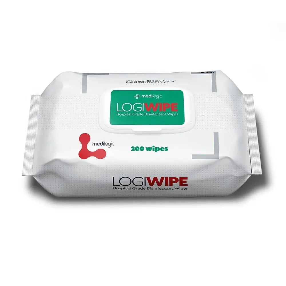 LOGIWIPE™ Hospital Grade Disinfectant Wipes - Pack (200) Medilogic