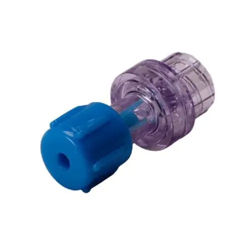 Luer Activated Valve - Blue Cap - Box (50) M Devices