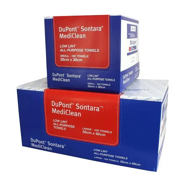 Mediclean Towel Dupont 35 x 60cm Large - Box (100) Johnson & Johnson