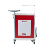 Medilogic Red Emergency Cart 5 Drawer with Accessories Medilogic