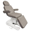 Medilogic Supreme Cosmetic Couch 4 Motor 3 Section in Grey Medical Grade Vinyl Medilogic