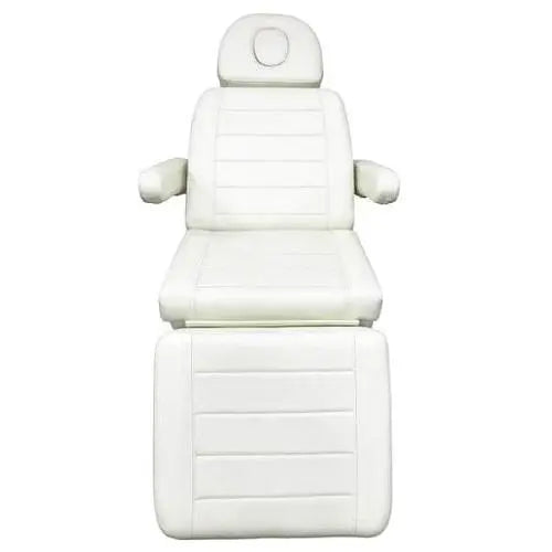 Medilogic Supreme Cosmetic Couch 4 Motor 3 Section in White Medical Grade Vinyl (PM5) Medilogic