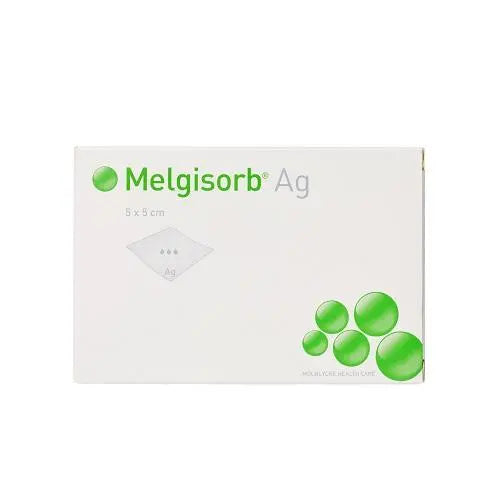 Melgisorb Ag 10cm x 10cm - Box (10) Molnlycke