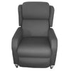 Mobile Power Recline Chair Cloud - Vinyl Stretch Upholstery - Charcoal Smik