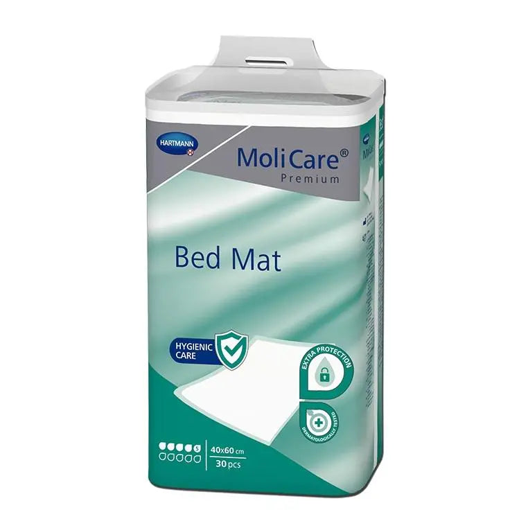 MoliCare Premium Bed Mat 40 x 60cm, 5 Drops - Pack (30) Hartmann