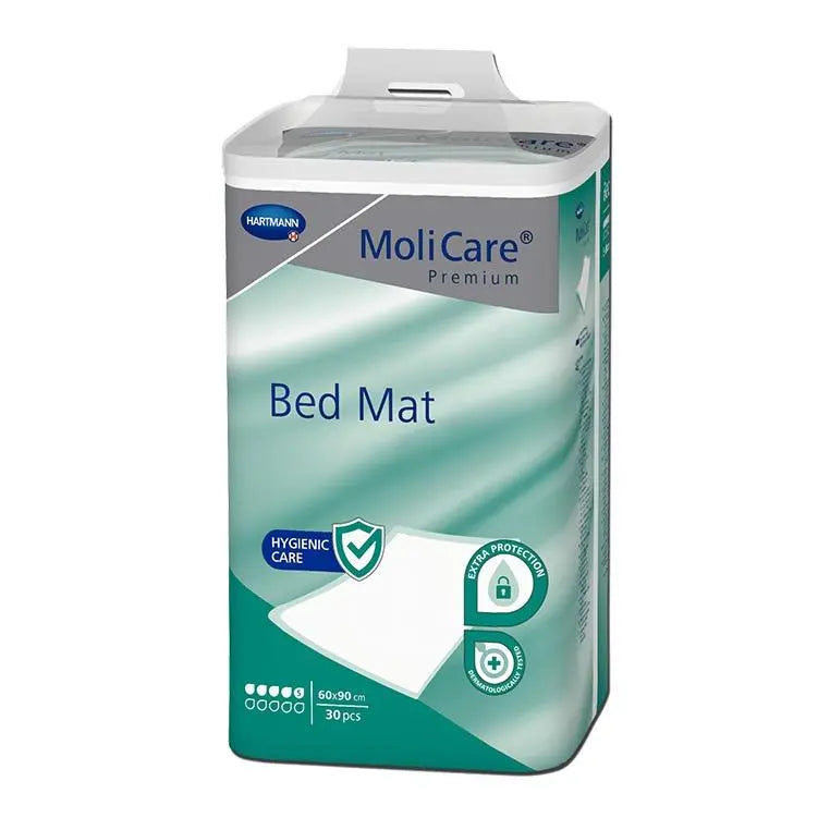 MoliCare Premium Bed Mat 60 x 90cm, 5 Drops - Pack (30) Hartmann