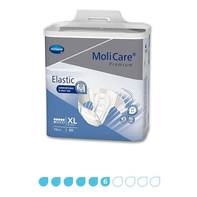 MoliCare Premium Elastic Slip X-Large, 6 Drops - PACK (14) Hartmann