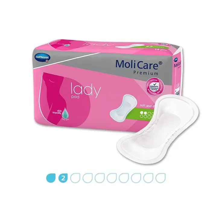 MoliCare Premium Lady Pad 2 Drops - Pack (14) Hartmann