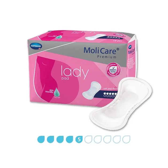 MoliCare Premium Lady Pad 5 Drops - Pack (14) Hartmann