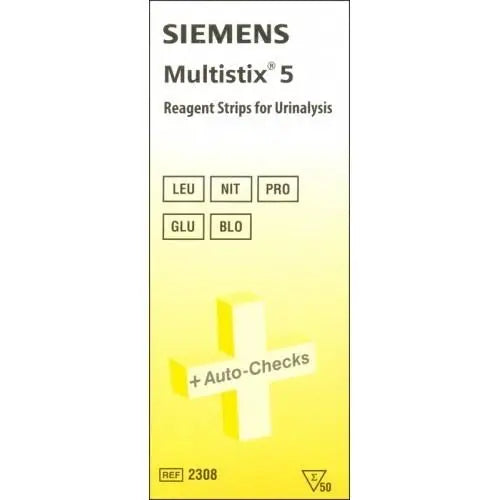 Multistix Urinalysis Test Strips 5 - Box (50) Siemens