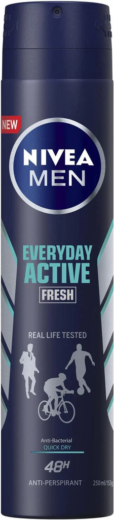 Nivea Everyday Active Fresh 48 Hour Aerosol Deodorant 250ml - Each Nivea