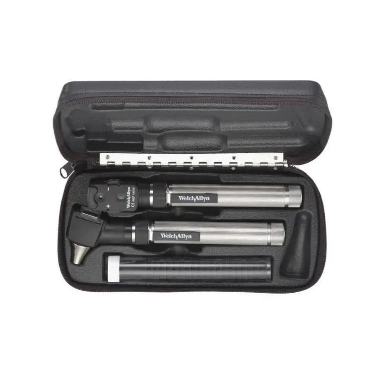 WELCH ALLYN PocketScope AA Batteries Otoscope/Opthalmoscope in Hard Case Welch Allyn