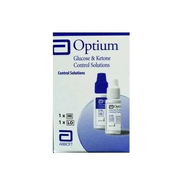 Optium Glucose & Ketone Hi Lo Control Solutions Abbott