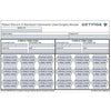 Meditrax Patient Record Sheet Pad (50 Sheets/Pad) - 5pk Getinge