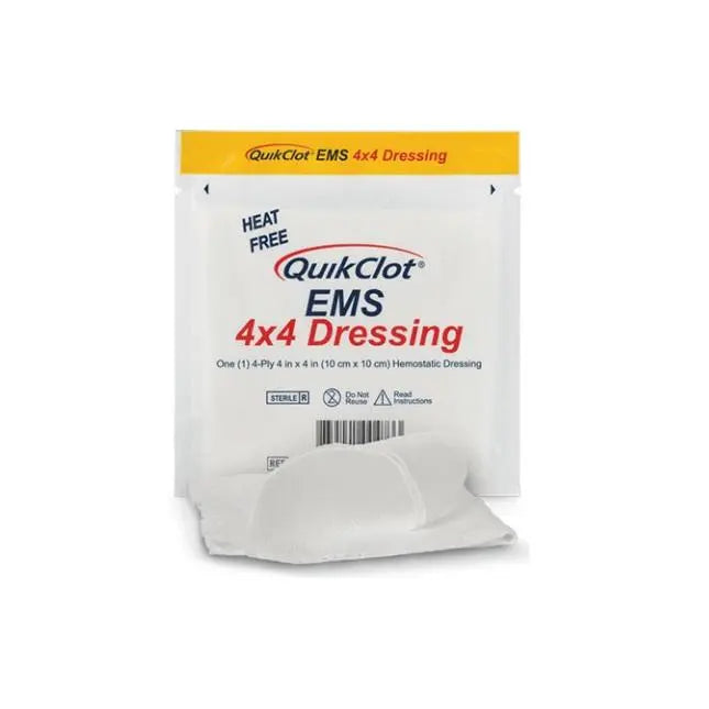 Quikclot Haemostatic EMS Dressing 10cm x 10cm - Each OTHER