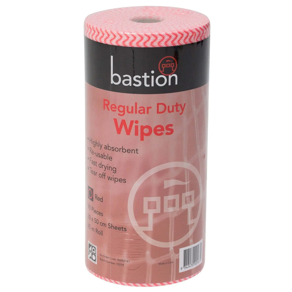 Regular Chux Wipes Red 30cm x 45m Roll - Each OTHER