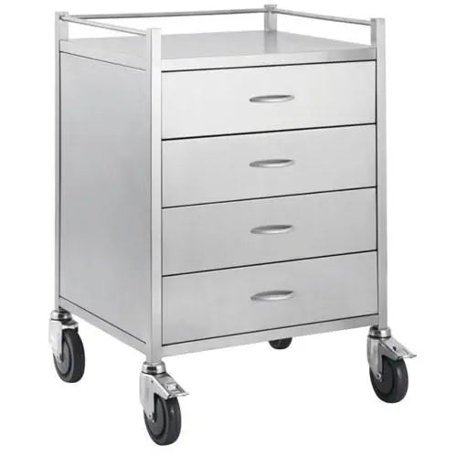 SQ Series Dressing Trolley - 60x49cm - 4 Drawer - with Rails OTHER