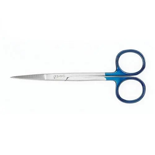 Sage Disposable Iris Scissors Closed Shank Straight 11.5cm Sterile - Box (50) Aaxis Pacific