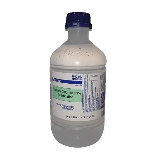 Sodium Chloride 0.9% 1000ml Steripour - Each Baxter