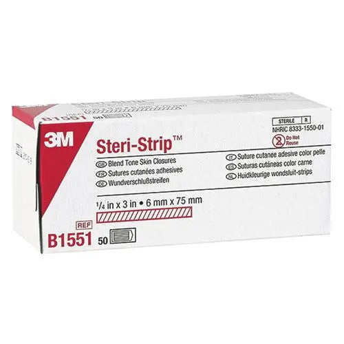 Steri-Strip Skin Tone 6mm x 75mm - Box (50) 3M