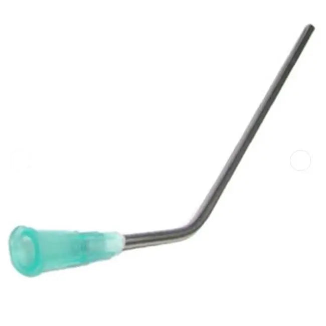 Suction Tube 14 Gauge Bent 2.1mm 100mm Green Non-Sterile - Pack (100) OTHER