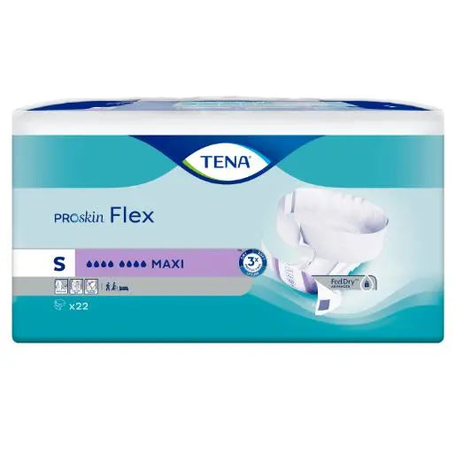 TENA Flex Maxi Small - Carton 66 (3 Packs of 22) Tena