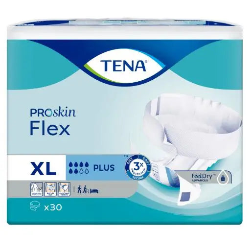 TENA Flex Plus Extra Large - Carton (90) Tena