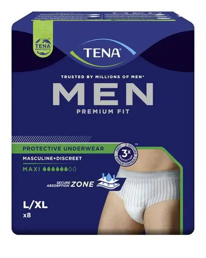 TENA Pants Men Level 4 - Carton 24 (3 Packs of 8) Tena