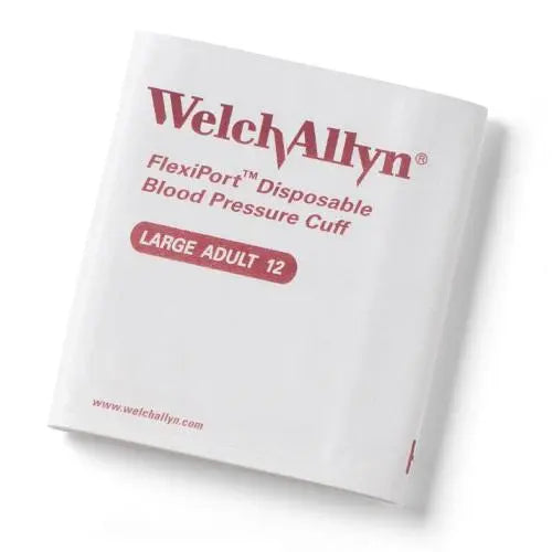 WELCH ALLYN Soft Flexiport Disposable BP Cuff, Large Adult, 32-43cm - Box (20) Welch Allyn