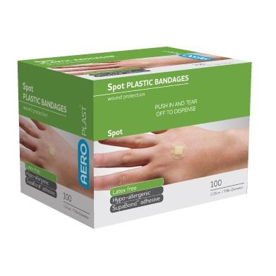 Aeroplast Spot Wound Dressing 2.25cm Diameter - Box (100)