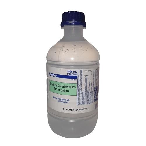 Sodium Chloride 0.9% 1000ml Steripour - Each