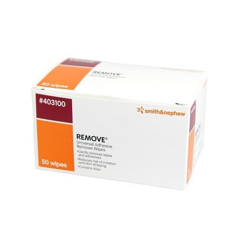 Remove Adhesive Wipes - Box (50)