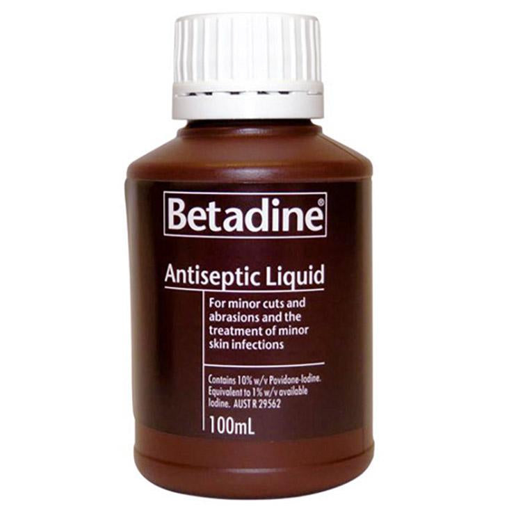 Betadine Antiseptic Topical Solution 100mL - Each