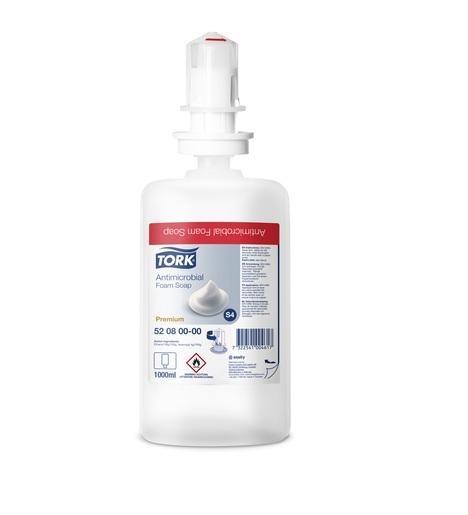 Tork Antimicrobial Foam Premium Soap 1L - Carton (6)