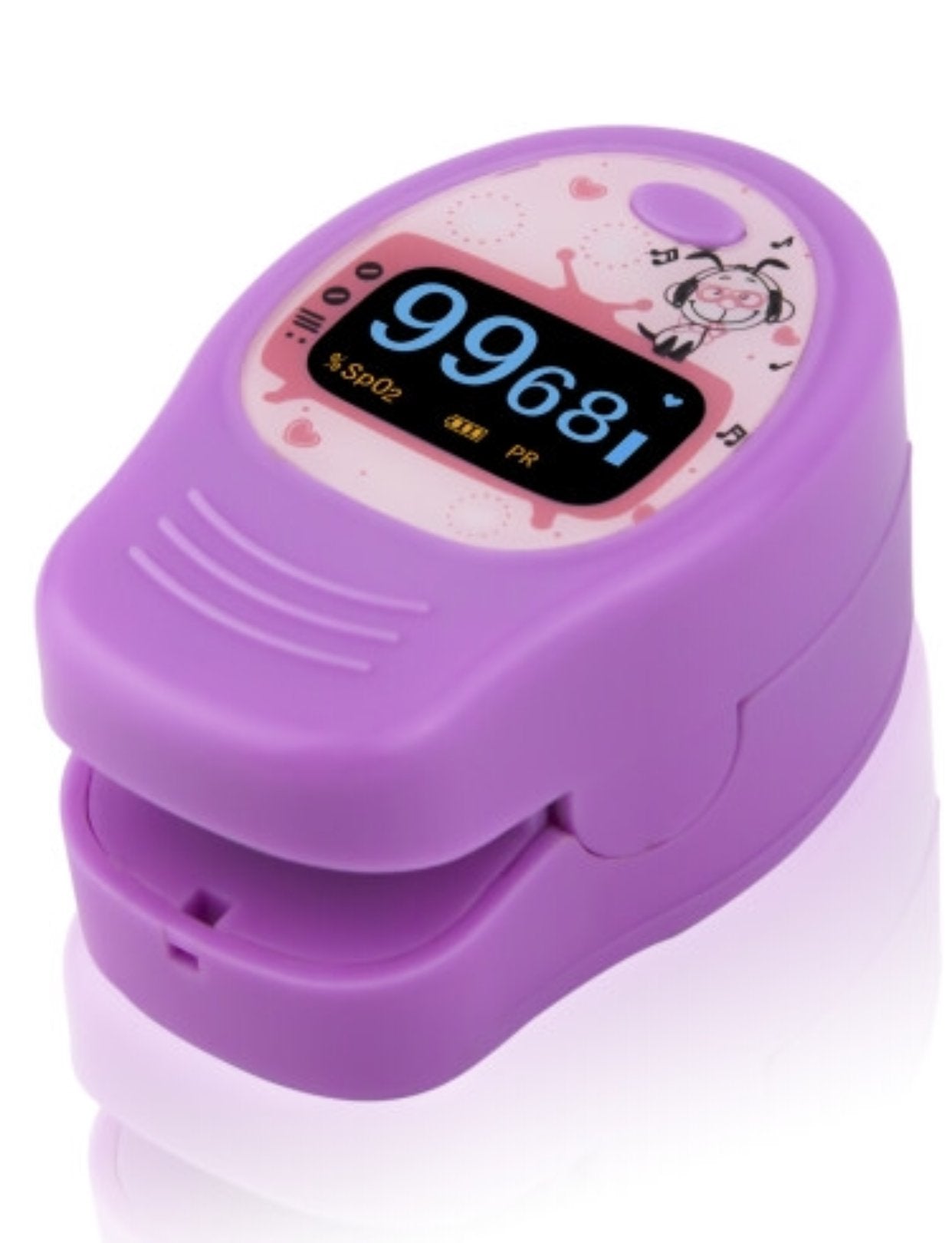 Paediatric Fingertip Pulse Oximeter - Pink
