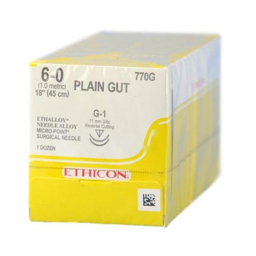Plain Gut Suture 5/0 FS-2 19mm 70cm - Box (12)