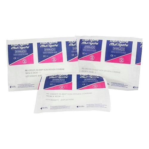 Non-Woven Combine Pad 10cm x 12cm Sterile - Each