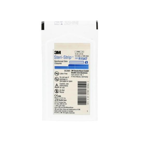 Steri-Strip Skin Closure (White) 12mm x 100mm - Box (50)