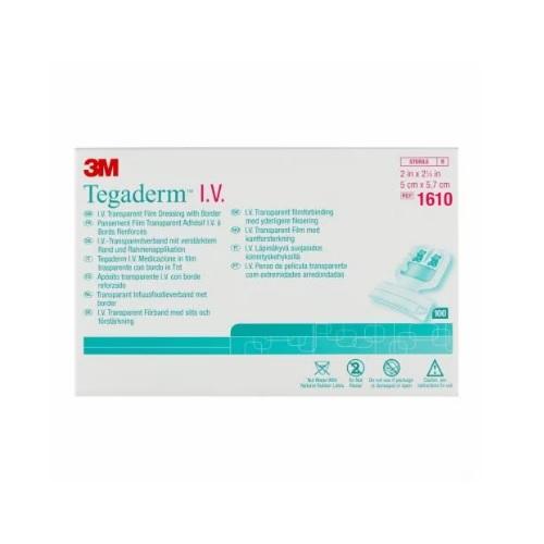 Tegaderm Paediatric Peripheral I.V. Transparent Film Dressing 5cm x 7.5cm - Box (100)