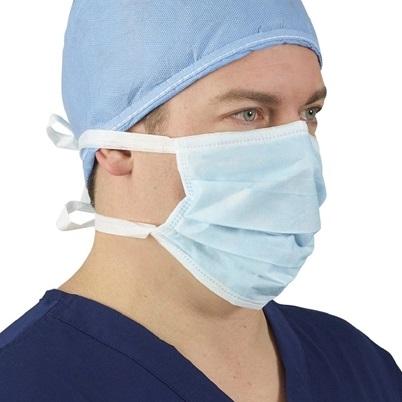 PROSHIELD Superfog Fluid Resistant Mask Lvl 2 (with ties) Box/50