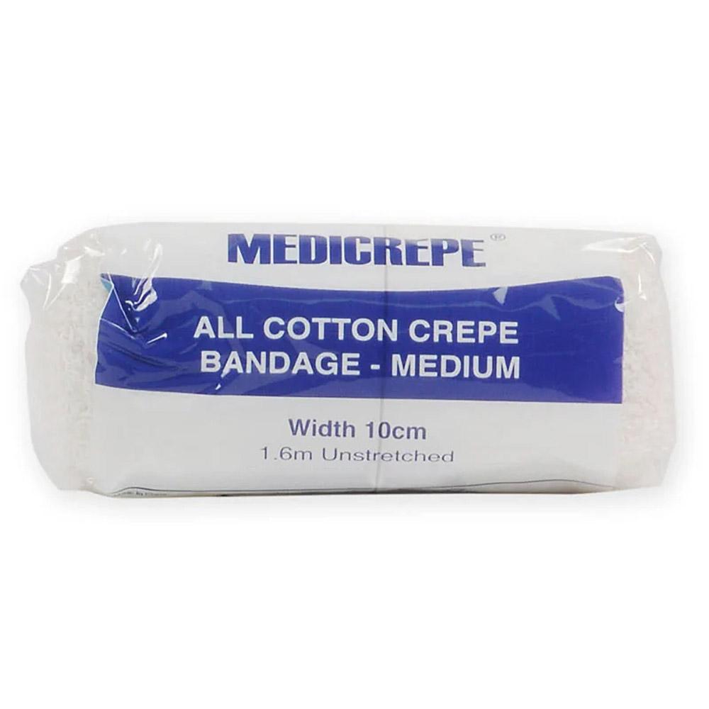 MEDICREPE Cotton Crepe Bandage 2.5cm x 1.6m - Pack (12)