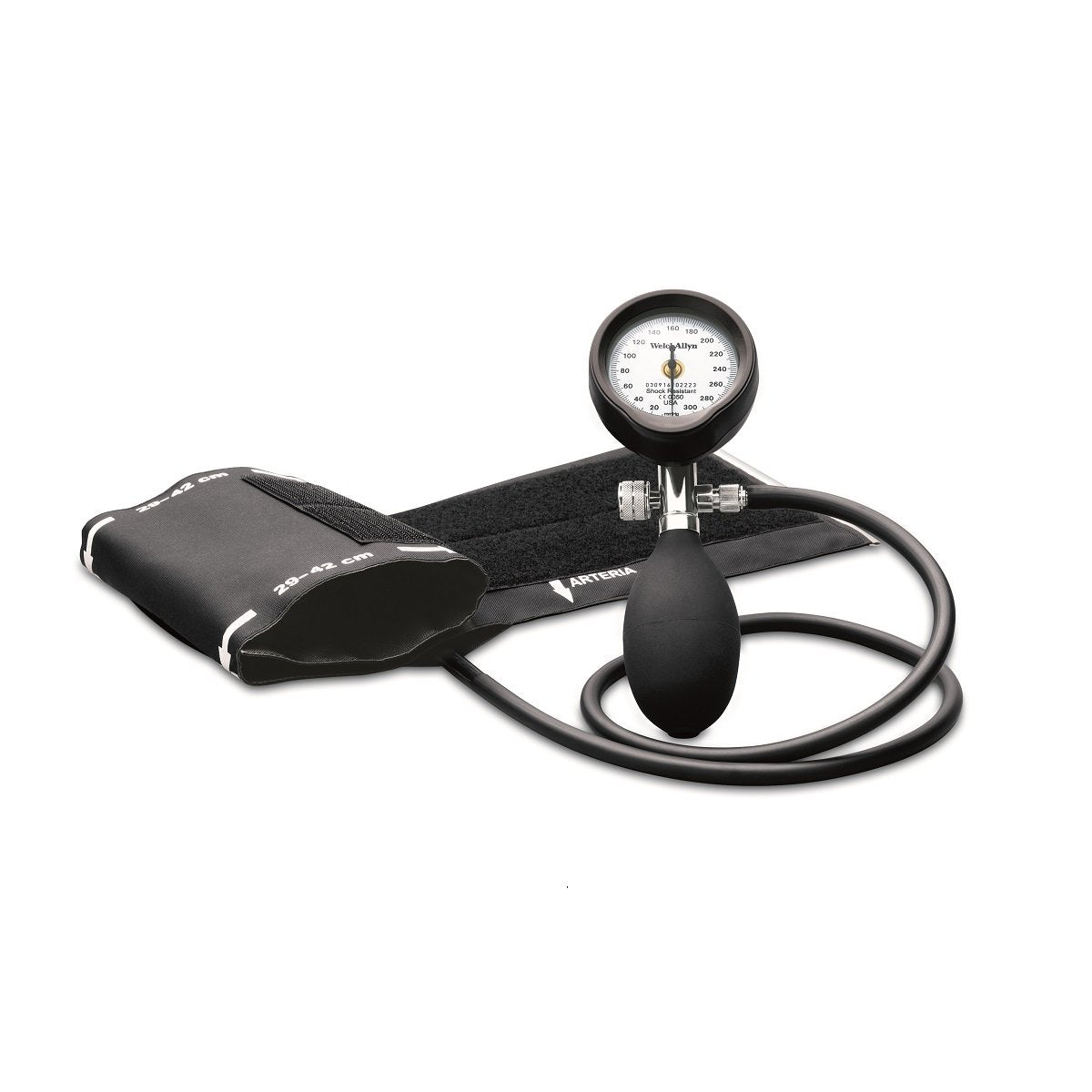 WELCH ALLYN DuraShock Model DS54 Aneroid Sphyg with Adult Cuff and Zipper Case